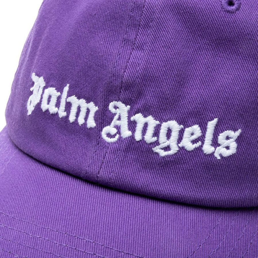 Palm Angels Classic Logo Cap Purple White PMLB003C99FAB0013701 05 14 22 Feature 5